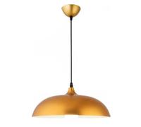 THAELY Lampe À Suspension Rustique en Forme De Dôme Doré Lampe De Grange Suspendue Au Plafond Vintage Suspension De Plafond en Métal en Forme De Parapluie Lampe Suspendue E27 pour