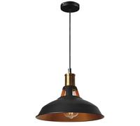 THAELY Luminaire Suspendu Noir Lampe À Suspension De Chambre À Coucher Dorée, 1 Paquet Lampe De Style Américain Lustre Vintage pour Décorer L'îlot De Cuisine, La Salle À Manger, La Grange