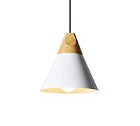 THAELY Plafonnier Semi-encastré Lampe De Grange Suspendue Au Plafond Cone Abat-Jour Élégant De Couleur Macaron Nordique Luminaire Suspendu Réglable pour Salle À Manger Et Salon, Lampe De Nuit