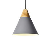 THAELY Plafonnier Semi-encastré Lampe De Grange Suspendue Au Plafond Cone Abat-Jour Élégant De Couleur Macaron Nordique Luminaire Suspendu Réglable pour Salle À Manger Et Salon, Lampe De Nuit