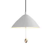 THAELY Suspension Nordique À LED Lampe Suspendue en Métal en Forme De Triangle Couverture De Lampe De Style Danois Appareils D'éclairage Accrochants Réglables De Corde pour Le Couloir De Barre Salle