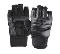 Thai MMA Mitts, Lightweight Sturdy Material, Punching Gloves with Half-Finger Design and Grip Padding, MMA Kickboxing Glove for Martial Arts Sparring Training Men Women