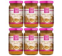 Thai Taste Satay Lot de 6 sauces cacahuètes