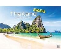 Thailand - Land of Smiles - 2026 - Kalender DIN A2: Der Wandkalender mit den schönsten Motiven aus Thailand für das Jahr 2026 im extragroßen Format DIN A2 (ca. 60 x 42 cm)!