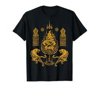 Thailand tattoo magical sak yant thai 2 Sided Front and Back T-Shirt