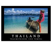 Thailand - Traumstrände und Tempel (Wandkalender 2026 DIN A4 quer), CALVENDO Monatskalender: Faszierende Aufnahmen von den Traumstränden zu den goldenen Tempeln.