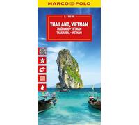 Thailand, Vietnam, Laos, Cambodia Marco Polo Map