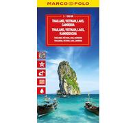 Thailand, Vietnam, Laos, Cambodia Marco Polo Map
