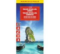 Thailand, Vietnam, Laos, Cambodia Marco Polo Map
