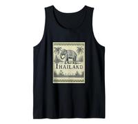 Thailand Vintage Inspired Antique Aesthetic Elephant Lover Débardeur
