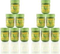 Thaïlande #1 Lot de 12 boîtes parfumées vertes (type 2) pour maux de tête, rhume, vertiges, fatigue