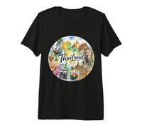 Thaïlande Asie Bouddha du Sud-Est, T-Shirt Haut de Gamme
