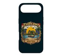 Thaïlande Koh Tao Vintage Bateau Longtail Vacances Souvenir Coque pour iPhone Air