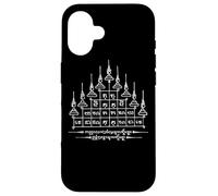 Thaïlande Thai Yantra Sak Yant Nine Peaks Gao Yord Bouddhiste Coque pour iPhone 16