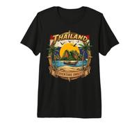Thaïlande Vintage Bateau Longtail - Vacances & Aventure T-Shirt Haut de Gamme