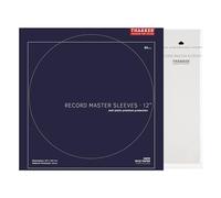 THAKKER Record Master Sleeves - 12' - Pochettes intérieures antistatiques | Protection Premium pour Les disques 12' | Excellente qualité | HDPE 30µm Plus Doublure en Papier de Riz (50)