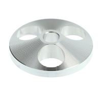 THAKKER SP45A-01SI - Single Puck | 45rpm Adaptateur pour Disques vinyles 7' | Aluminium | Argenté