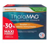 ThalaMag Duo Magnésium Marin Soutien Au Système Immunitaire 2x60 Gélules