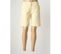 thalassa shorts / bermudas femme de couleur jaune 46