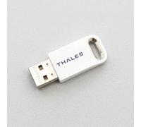 Thales eToken FIDO Mini USB A Blanc Clé Sécurit e sécurité FIDO USB-A pour l'authentification multifactorielle et un accès sécurisé dans les