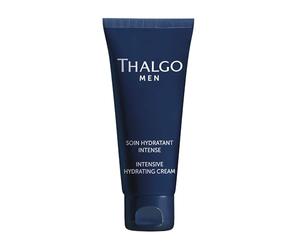THALGO Men Intensiv Crème hydratante - Soin en profondeur avec eau de source de mer pour une hydratation longue durée, crème pour le visage pour homme, 50 ml