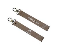 THAM THAM Porte-clé, Porte-clé imprimé, Pour les voiture, moto, scooter, maison, bagage, sac à dos…. Cadeau original, Homme/Femme, 26 cm, Coton, Papa poule