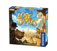 Thames & Kosmos 691821 Lost Cities: The Card Game , Who Will Discover the Ancient Civilizations? , Strategic Game, 2 Players , Ages 10+, 7.9'
