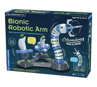 Thames & Kosmos Bionic Kit d'expérience STEM pour bras robotique pour construire un bras mécanique, pas besoin de piles ou de moteur | Système innovant de joysticks et de câbles en nylon | À partir de