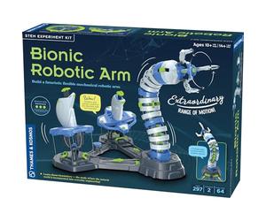 Thames & Kosmos Bionic Kit d'expérience STEM pour bras robotique pour construire un bras mécanique, pas besoin de piles ou de moteur | Système innovant de joysticks et de câbles en nylon | À partir de