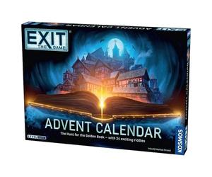 Thames & Kosmos EXIT : Calendrier de l'Avent - The Hunt for the Golden Book, Escape Room, jeux familiaux pour soirée de match, jeux de vacances pour adultes et enfants, pour 1 joueur et plus, à partir