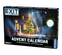 Thames & Kosmos EXIT : Calendrier de l'Avent - The Missing Hollywood Star, jeu de cartes Escape Room, jeux familiaux pour soirée match, jeux de vacances pour adultes et enfants, pour 1 joueur et plus,