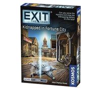 Thames & Kosmos - EXIT: Kidnapped in Fortune City - Level: 3.5/5 - Unique Escape Room Game - 1-4 Players - Puzzle Solving Strategy Board Games for Adults & Kids, Ages 12+ - 692861