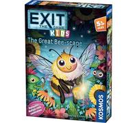 Thames & Kosmos EXIT Kids - The Great Bee-Scape | Jeu de cartes de stratégie Escape Room pour enfants et parents | 1 à 4 joueurs | À partir de 5 ans | 6 énigmes différentes à résoudre | Défi d'énigme