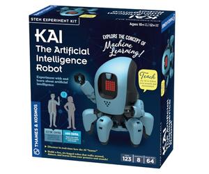 Thames & Kosmos Kai : Le Robot d'intelligence Artificielle | Explorez l'apprentissage Automatique | Construisez Un Robot innovant | Expérimentez avec l'IA