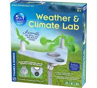 Thames & Kosmos - Laboratoire météorologique et climatique - Kits scientifiques pour enfants, ressources d'apprentissage sur la physique et l'ingénierie, jouets STEM pour expériences scientifiques, à