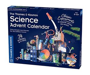 Thames & Kosmos - STEM: Calendrier de l'Avent - Expériences classiques : chimie, biologie et physique - Kits scientifiques pour adultes et enfants, à partir de 8 ans - 661007