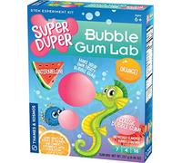 Thames & Kosmos Super Duper Bubble Gum Lab Kit d'expérimentation et d'activités STEM | Créez votre propre chewing-gum délicieux en 3 saveurs | Apprenez-en plus sur la science des matériaux élastiques