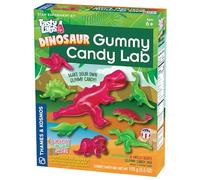 Thames & Kosmos Tasty Labs Kit d'expérience STEM Dinosaur Gummy Candy Labs, Faites Vos Propres Bonbons gélifiés en Forme de Dinosaure, explorez la Chimie en Cuisine, sans Danger pour Manger, à partir