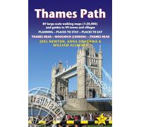 Thames Path: British Walking Guide: Thames Head to London - Includes 89 Large-Scale Walking Maps 1:20,000 & Guides to 99 Towns and Villages - Planning, Places to Stay, Places to Eat