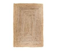 THANE - Tapis 90x60cm en Fibre de Jute Tressé Naturel