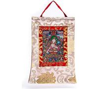 Thangka imprimé Tara blanche -- 29x20cm