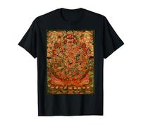 Thangka tibétain, samsara, mandala, roue bouddhiste de la vie T-Shirt