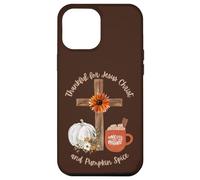 Thank for Jesus Christ and Pumpkin Spice Christian Faith Coque pour iPhone 12 Pro Max