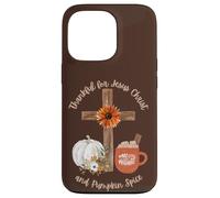Thank for Jesus Christ and Pumpkin Spice Christian Faith Coque pour iPhone 13 Pro