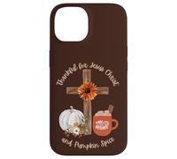 Thank for Jesus Christ and Pumpkin Spice Christian Faith Coque pour iPhone 14