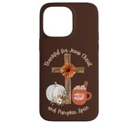 Thank for Jesus Christ and Pumpkin Spice Christian Faith Coque pour iPhone 14 Pro Max