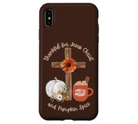 Thank for Jesus Christ and Pumpkin Spice Christian Faith Coque pour iPhone XS Max