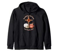 Thank for Jesus Christ and Pumpkin Spice Christian Faith Sweat à Capuche