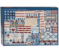 Thank You America Quilt Jigsaw Puzzle for Adults by Masako Wakayama: 1000 Piece