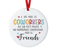 Thank You Christmas Ornament Thank You Thank You for Women Makes A Difference Ornament Christmas Ornaments for Coworkers Appreciation for Women Coworkers Suspension Naturelle Bois (B, One Size)